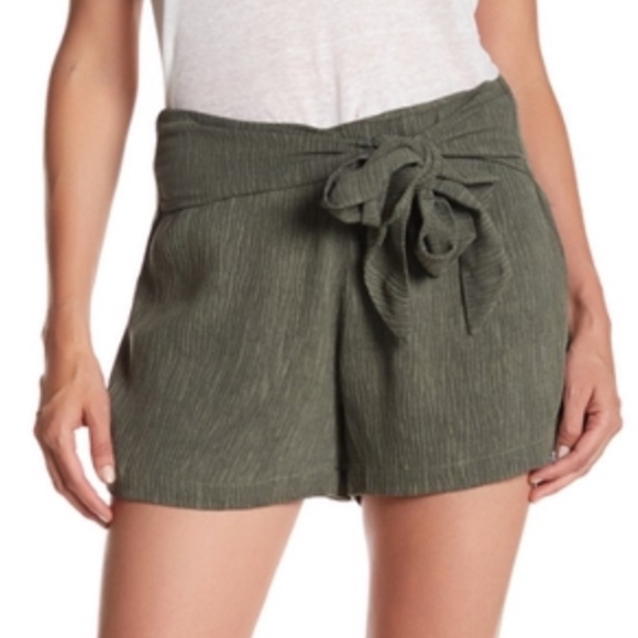 Harlowe & Graham Pants - Harlowe & Graham Front Tie Safari Shorts Size L